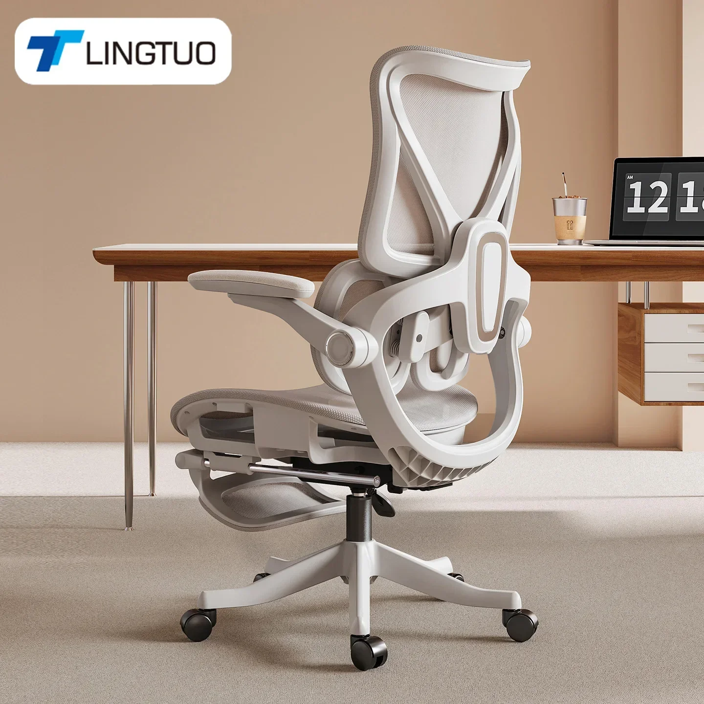 Ergonomic Office Chair - 新しい人間工学に基づいたチェア コンピューターチェア オフィスチェア バックチェア ホームスタディ eスポーツ用シート