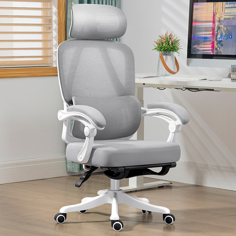 Ergonomic Office Chair - 人間工学に基づいた椅子、通気性の良いオフィスチェア、リクライニング寮用チェア、座りっぱなしでも疲れにくいコンピューターチェア、頑丈で耐久性があります。
