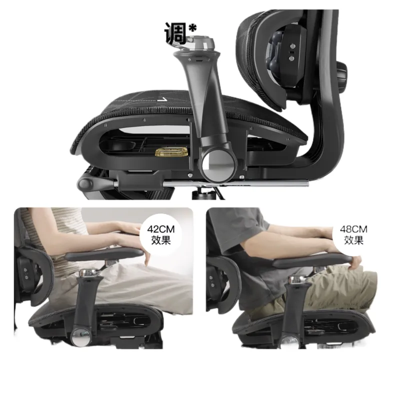 人間工学に基づいたマッサージ機能付きランバーサポート加熱オフ - Ergonomic Office Chair のレビューと価格