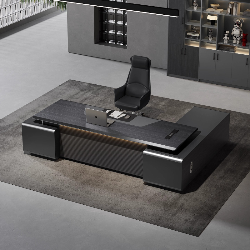 高級 L 字型コンピュータデスク 収納付きワークデスク テー - Home Office Work Table のレビューと価格