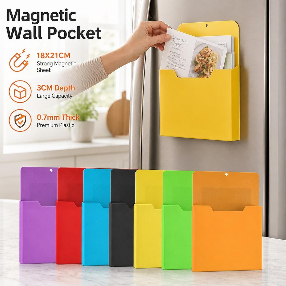 磁石付きファイルホルダー。丈夫なプラスチック製で、壁に取り付 - Document Holder Stand のレビューと価格