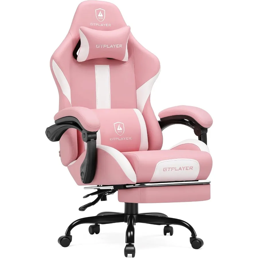 フットレスト付き、ポケットコイルクッションを使用したゲーミン - Ergonomic Office Chair のレビューと価格